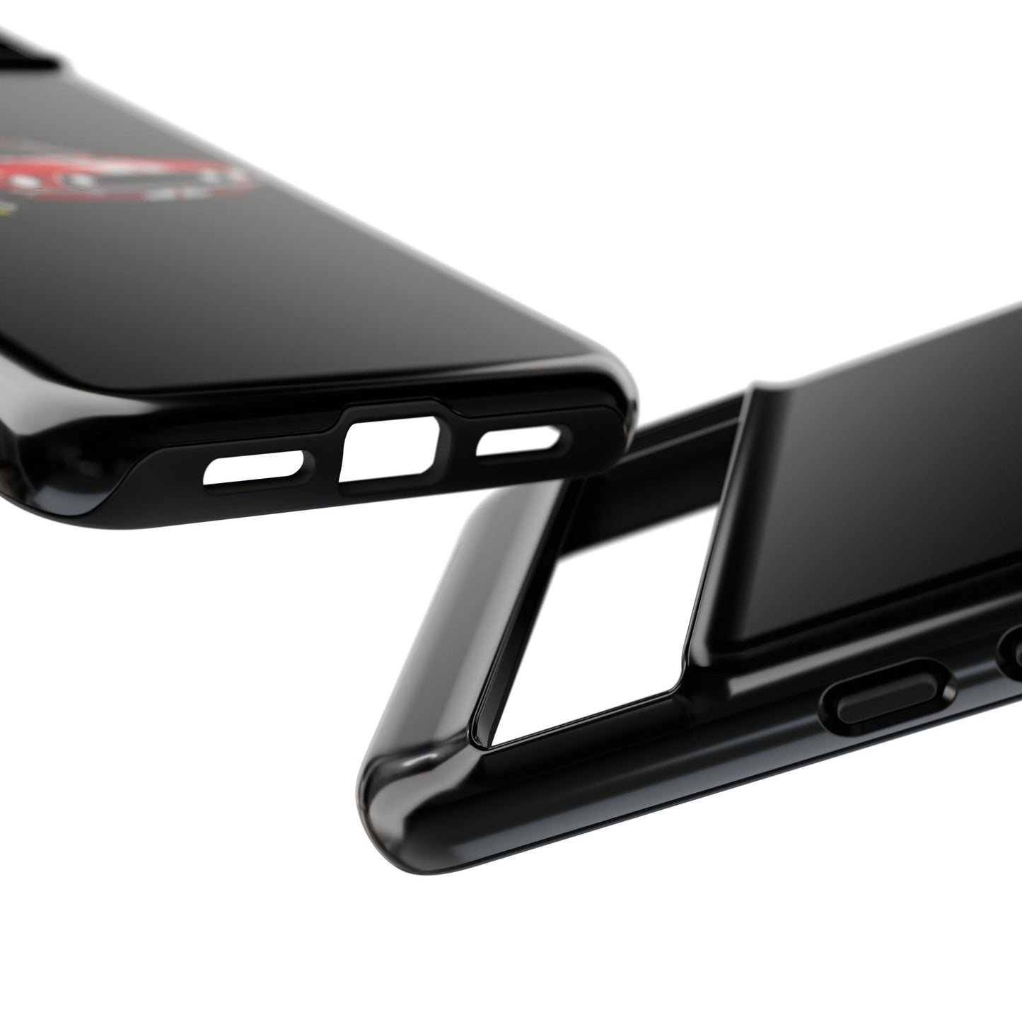 Red Muscle Car Phone Case – Classic Car Racing Tough Protective Case