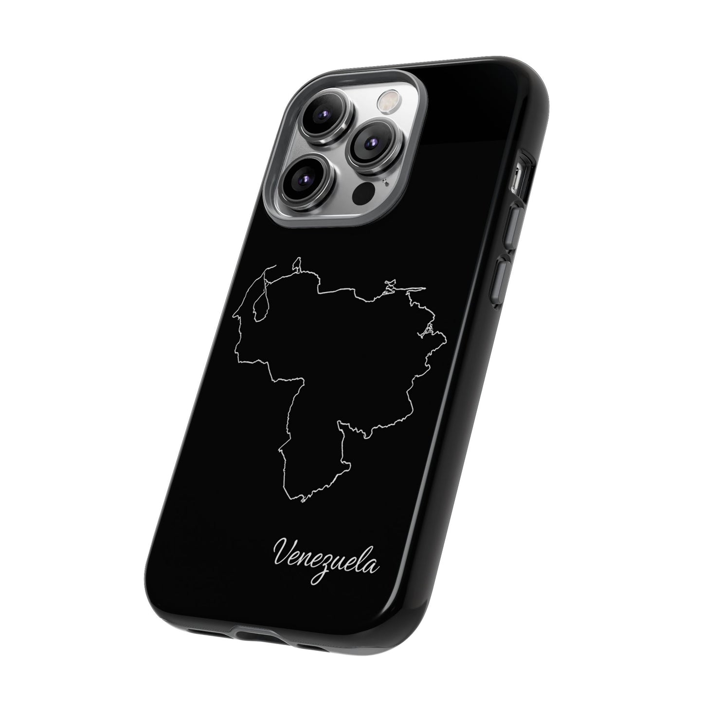 Venezuela Outline Phone Case – Minimal Country Map Tough Case (iPhone, Samsung, Pixel)