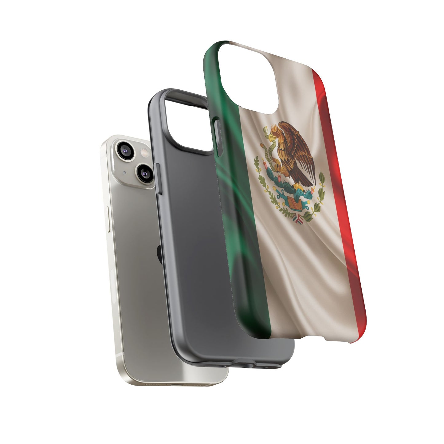 Mexico Flag Phone Case | Mexican Pride iPhone & Samsung Case | Tricolor Aesthetic Tough Protective Cover