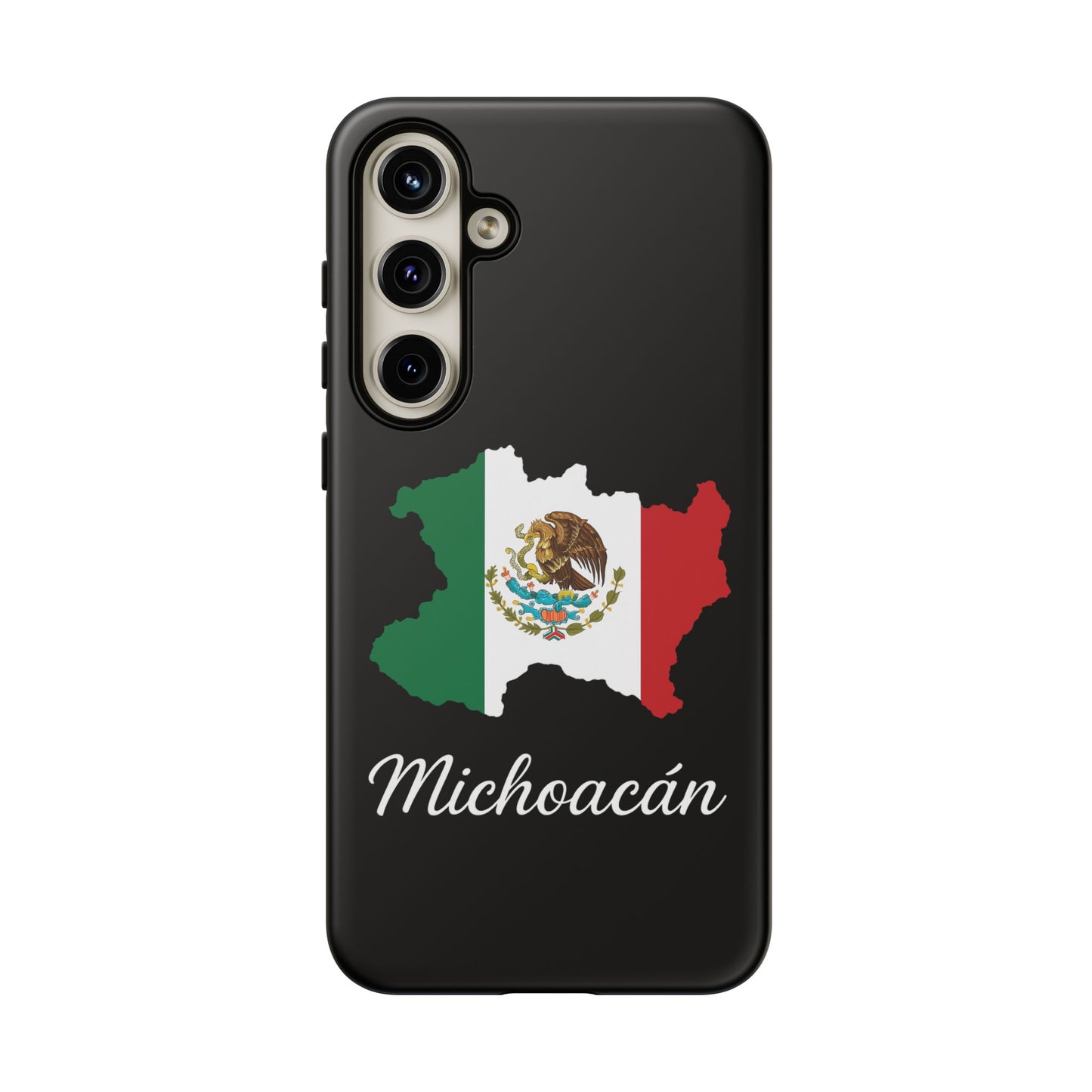 Michoacán Mexico Flag Map Phone Case | Mexican American Pride Tough Case for iPhone & Samsung