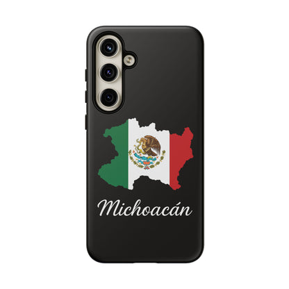 Michoacán Mexico Flag Map Phone Case | Mexican American Pride Tough Case for iPhone & Samsung