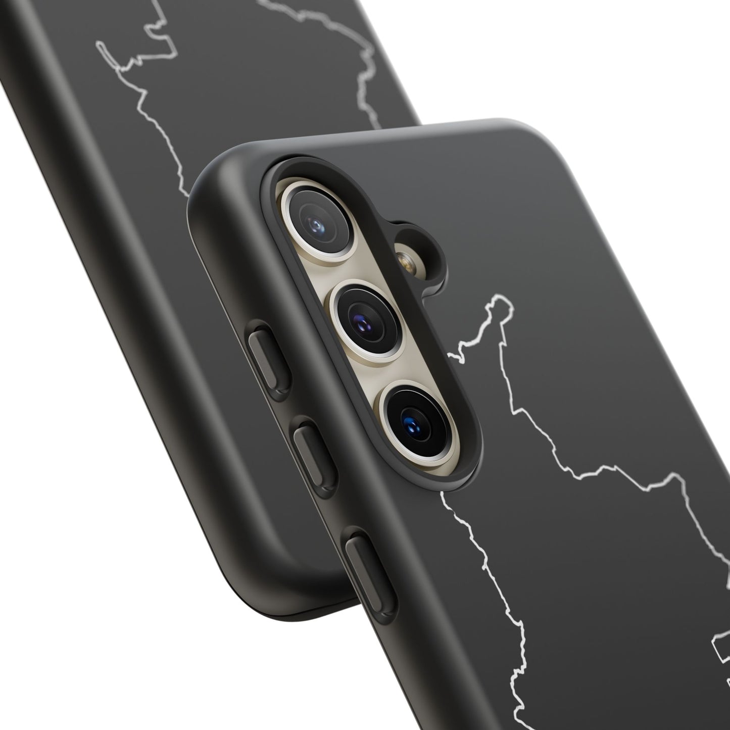 Colombia Outline Phone Case – Minimal Country Map Tough Case (iPhone, Samsung, Pixel)