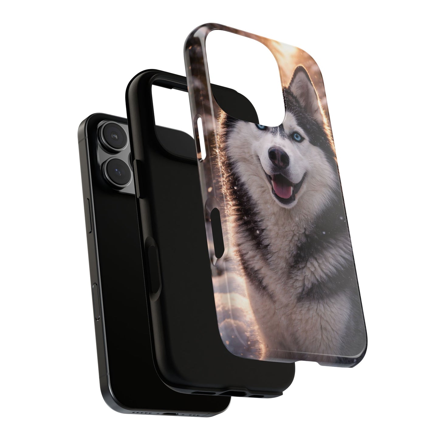 Siberian Husky Tough Phone Case | Blue Eyes Dog Cover Protective iPhone Case