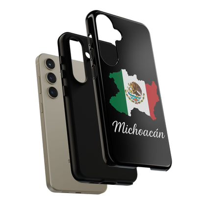 Michoacán Mexico Flag Map Phone Case | Mexican American Pride Tough Case for iPhone & Samsung