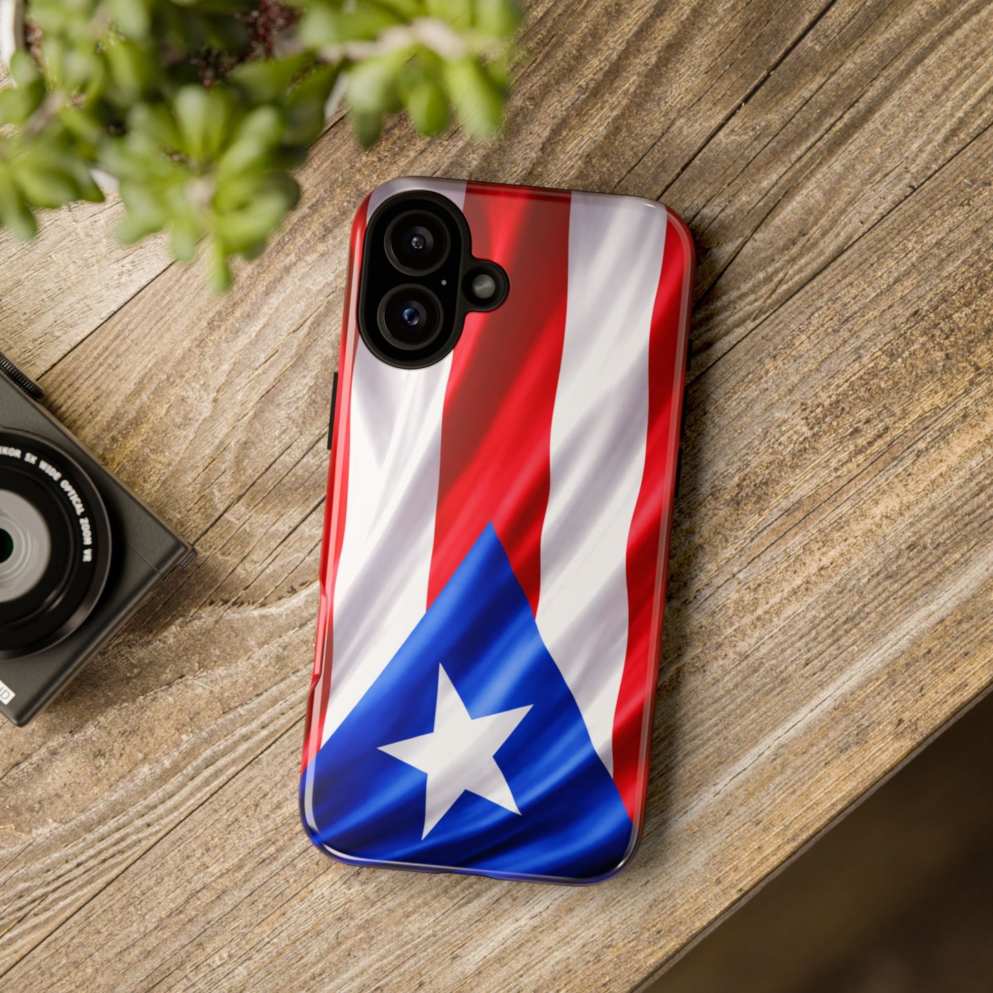 Puerto Rico Flag Phone Case | Boricua Pride Tough Case | Puerto Rican Flag Protective Cover for iPhone & Samsung