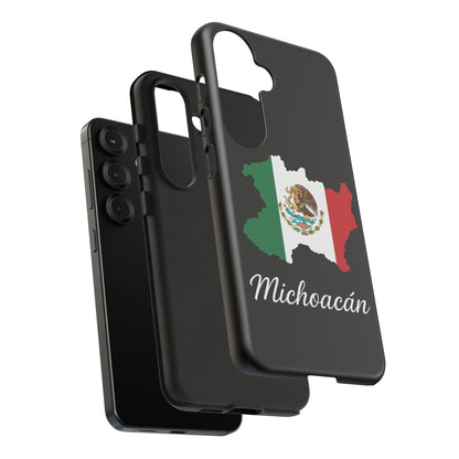 Michoacán Mexico Flag Map Phone Case | Mexican American Pride Tough Case for iPhone & Samsung
