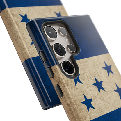 Honduras Flag Phone Case | Vintage Honduran Flag iPhone & Samsung Tough Protective Case