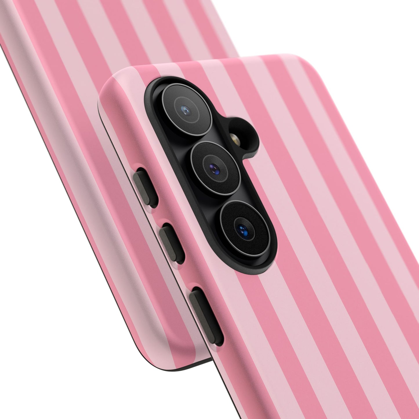 Pink Stripe Phone Case – Pastel Coquette Aesthetic Tough Protective Case