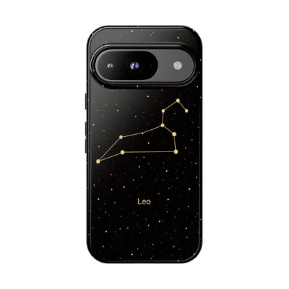 Leo Zodiac Constellation Phone Case – Luxe Gold Celestial Cover