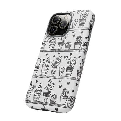 Cactus Succulent Phone Case Cute Plant Aesthetic iPhone Samsung Cover