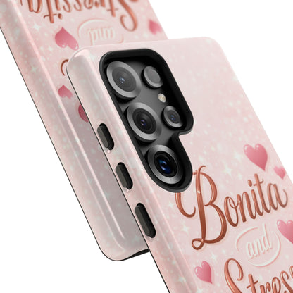 Bonita Stressita Phone Case Cute Latina Aesthetic Pink Coquette Case