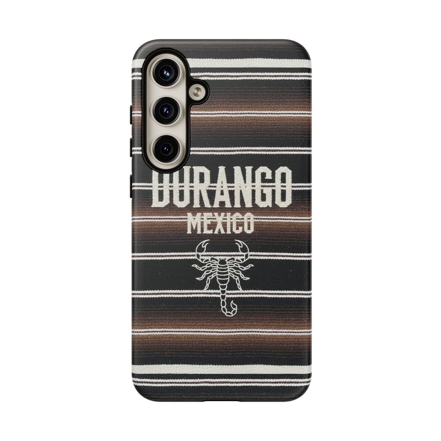 Durango Mexico Phone Case | Serape Scorpion Western Design | Mexican Heritage Tough Case for iPhone & Samsung