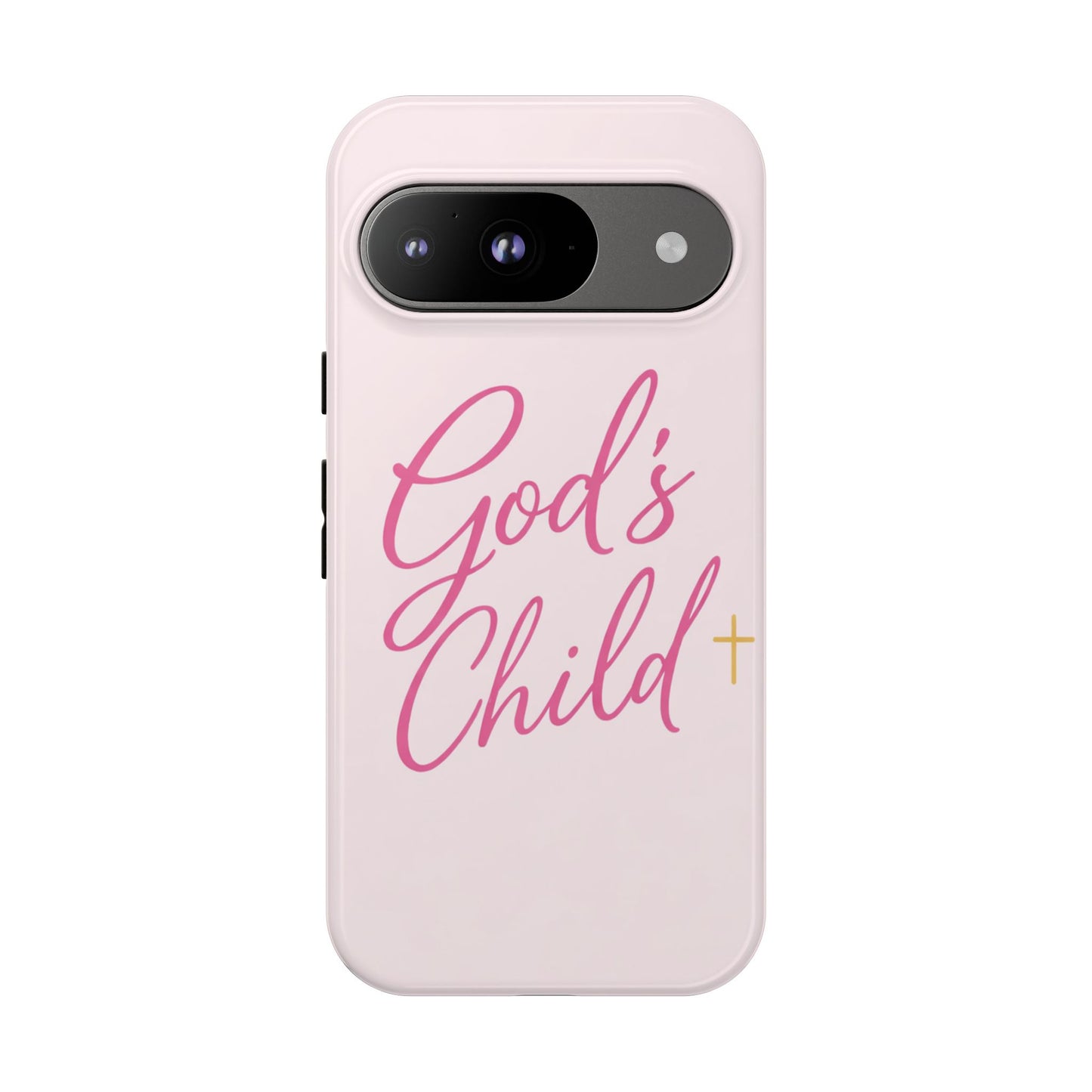 Gods Child Phone Case Christian Pink Aesthetic Tough iPhone Case