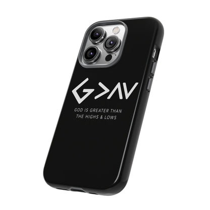 God Is Greater Than The Highs & Lows G>∧∨ Christian Phone Case