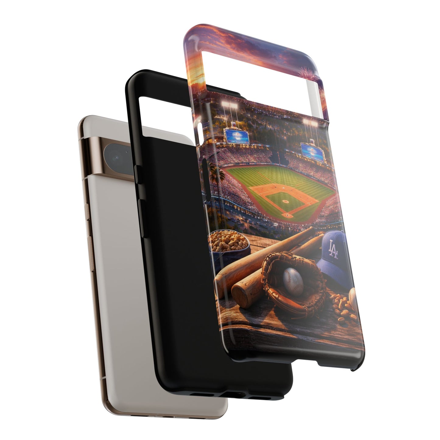 Baseball Sunset Stadium Phone Case LA Game Day Sports Aesthetic Case