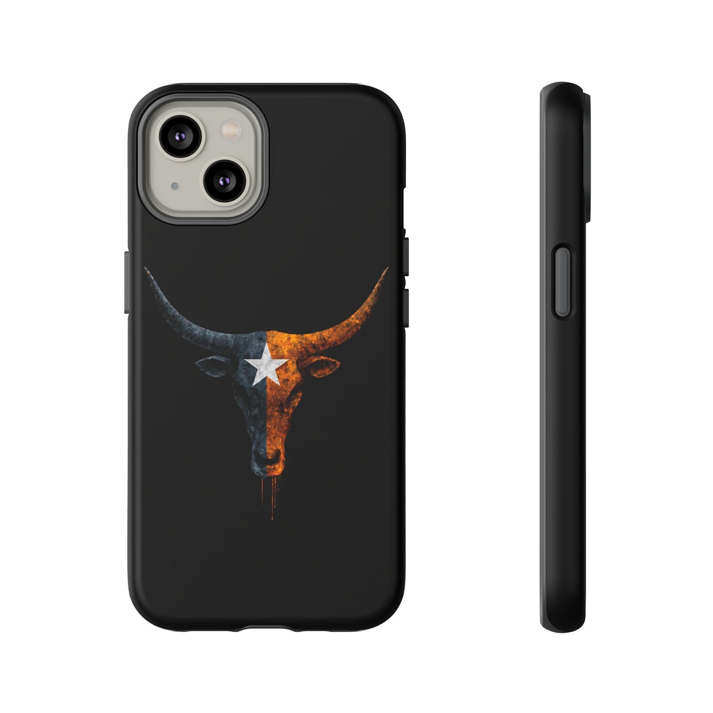 Texas Longhorn Skull Phone Case Western Cowboy Bull iPhone Samsung Cover