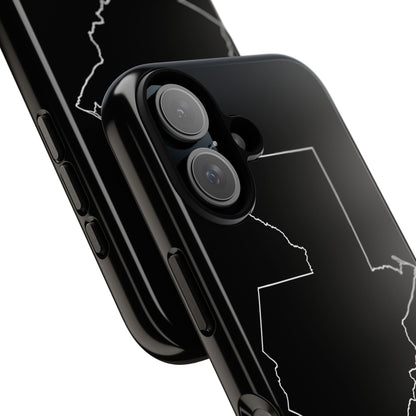 Guatemala Outline Phone Case – Minimal Country Map Tough Case (iPhone, Samsung, Pixel)