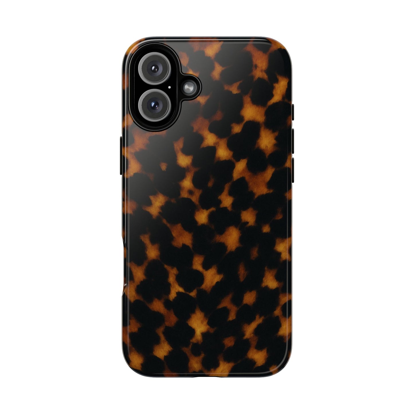Tortoiseshell Phone Case – Brown Leopard Pattern Luxury Tough Protective Case