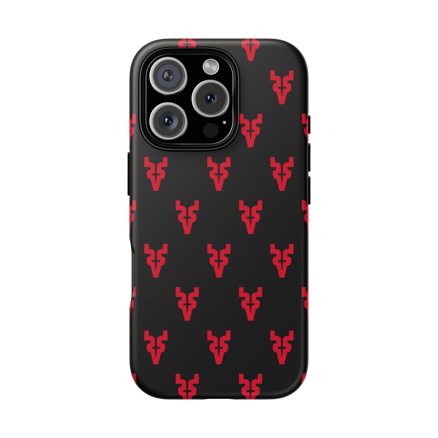 Mazatlán Bull Phone Case – Black Red Streetwear Tough Shockproof Cover