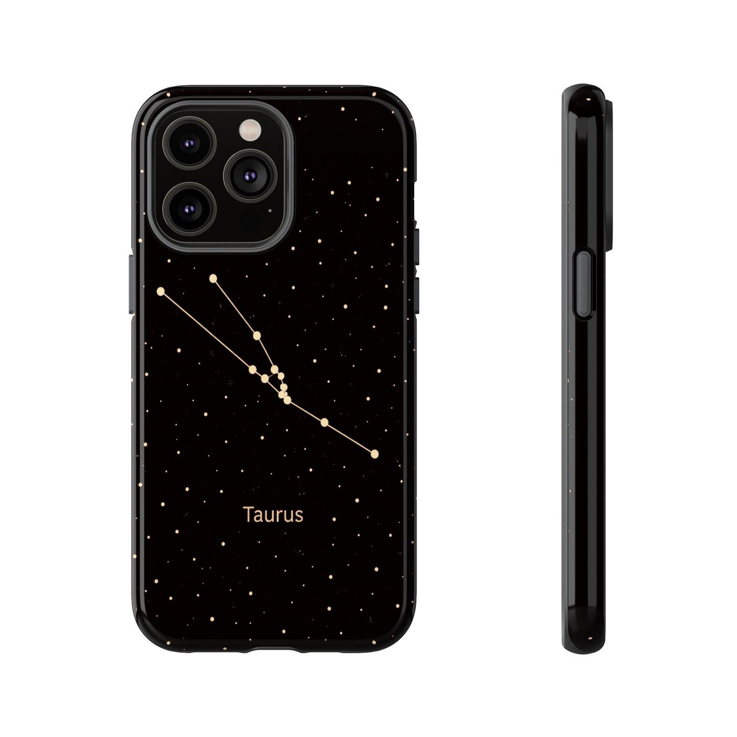 Taurus Zodiac Constellation Phone Case – Luxe Gold Celestial Cover