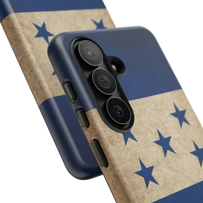 Honduras Flag Phone Case | Vintage Honduran Flag iPhone & Samsung Tough Protective Case