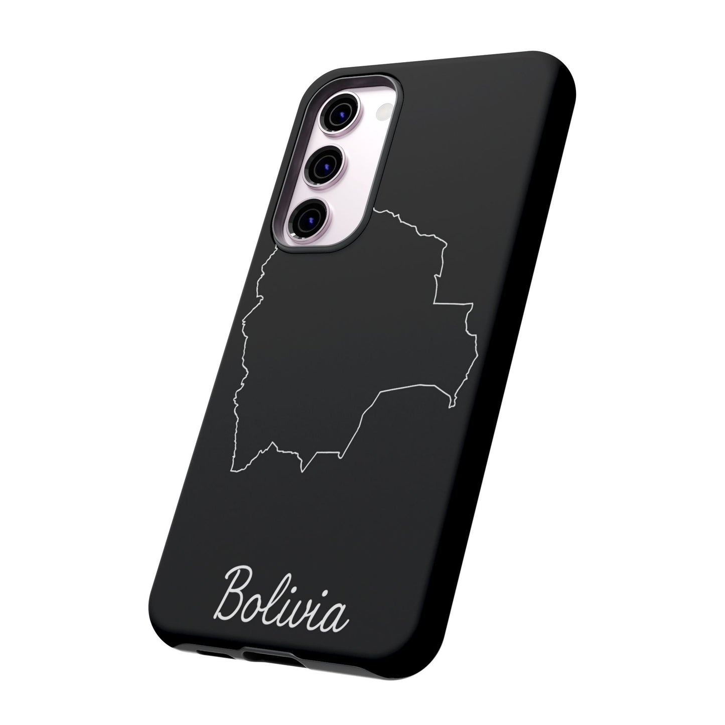 Bolivia Outline Phone Case – Minimal Country Map Tough Cover