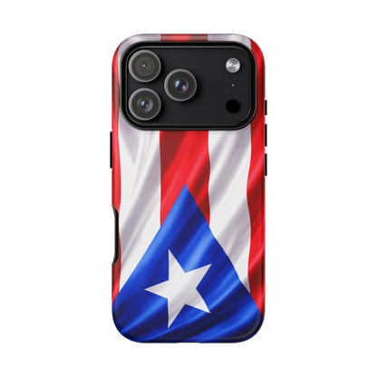 Puerto Rico Flag Phone Case | Boricua Pride Tough Case | Puerto Rican Flag Protective Cover for iPhone & Samsung