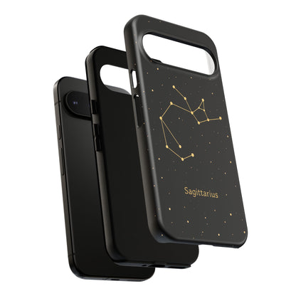 Sagittarius Zodiac Constellation Phone Case – Luxe Gold Celestial Cover