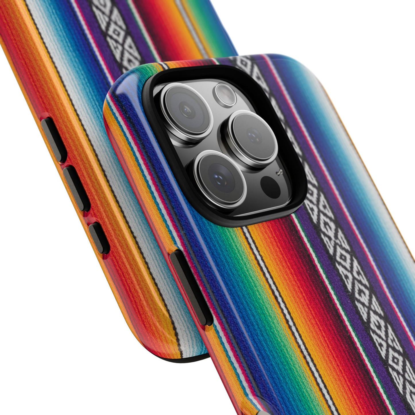 Serape Stripe Phone Case – Colorful Mexican Blanket Pattern Tough Case
