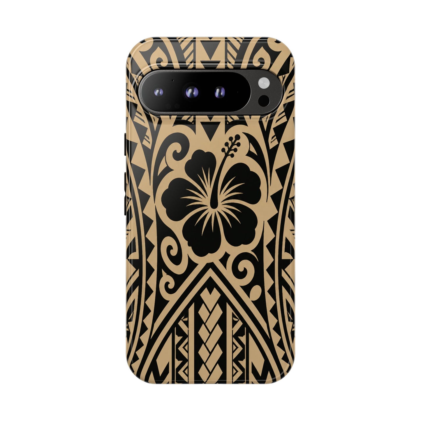 Polynesian Tribal Hawaiin Hibiscus Phone Case for iPhone Samsung Galaxy
