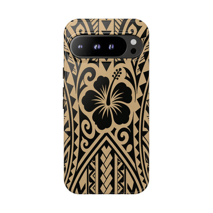 Polynesian Tribal Hawaiin Hibiscus Phone Case for iPhone Samsung Galaxy