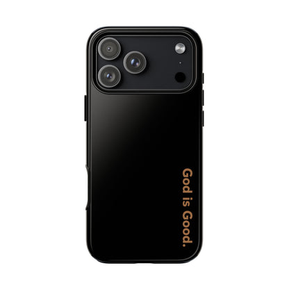 God Is Good Phone Case Minimal Aesthetic Christian Tough Cover