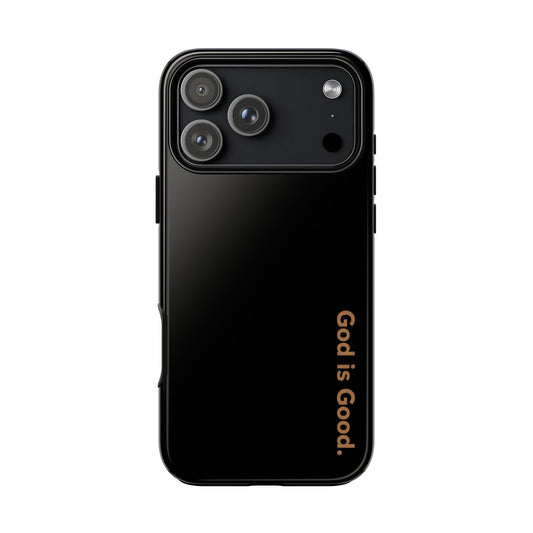 God Is Good Phone Case Minimal Aesthetic Christian Tough Cover
