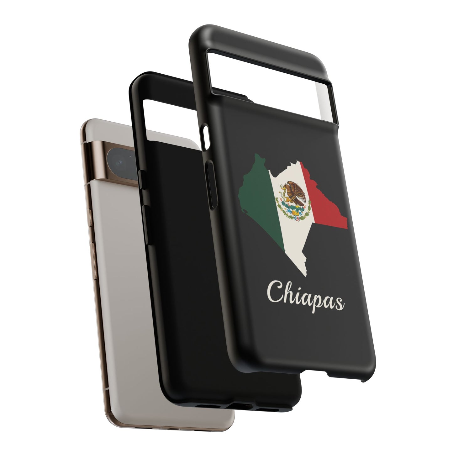 Chiapas Mexico Flag Map Phone Case | Mexican American Pride Tough Case for iPhone & Samsung