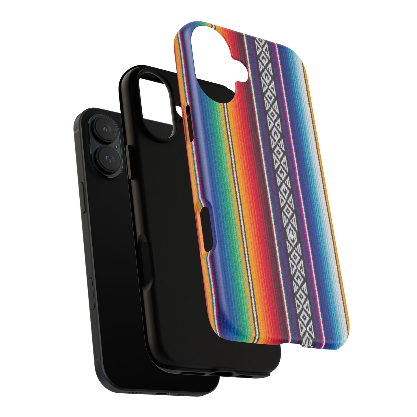 Serape Stripe Phone Case – Colorful Mexican Blanket Pattern Tough Case