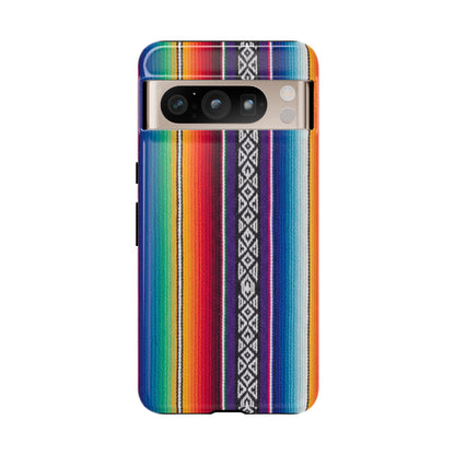 Serape Stripe Phone Case – Colorful Mexican Blanket Pattern Tough Case
