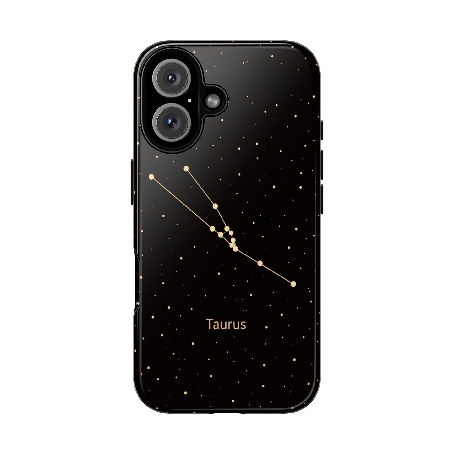 Taurus Zodiac Constellation Phone Case – Luxe Gold Celestial Cover