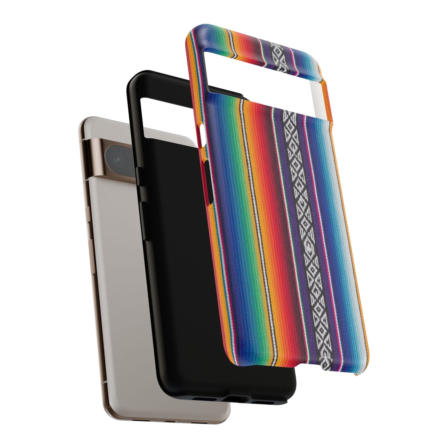 Serape Stripe Phone Case – Colorful Mexican Blanket Pattern Tough Case