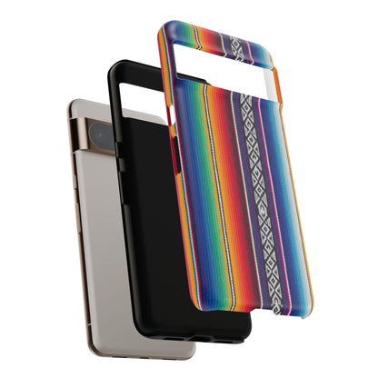 Serape Stripe Phone Case – Colorful Mexican Blanket Pattern Tough Case