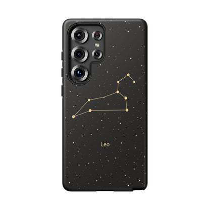 Leo Zodiac Constellation Phone Case – Luxe Gold Celestial Cover