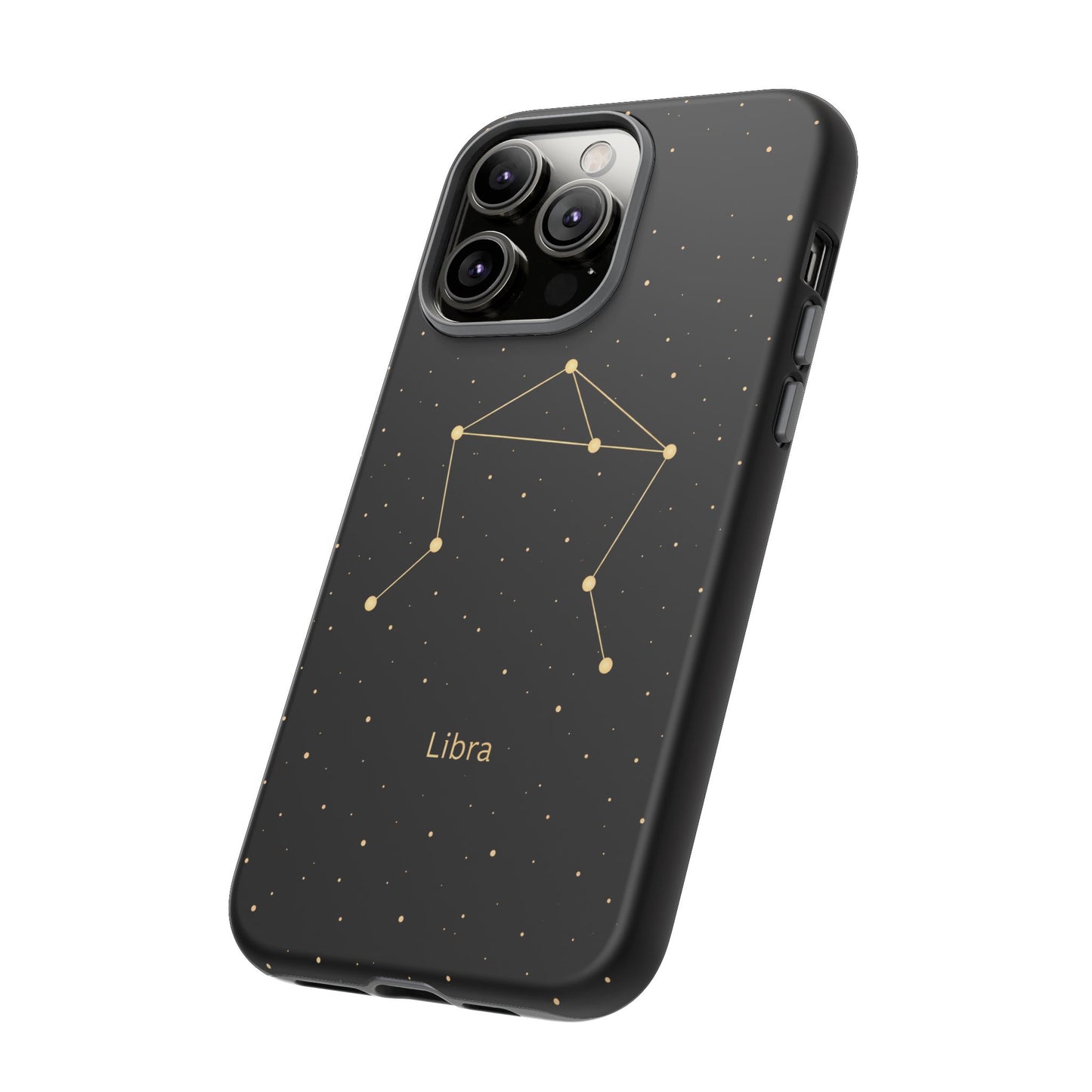 Libra Zodiac Constellation Phone Case – Luxe Gold Celestial Cover