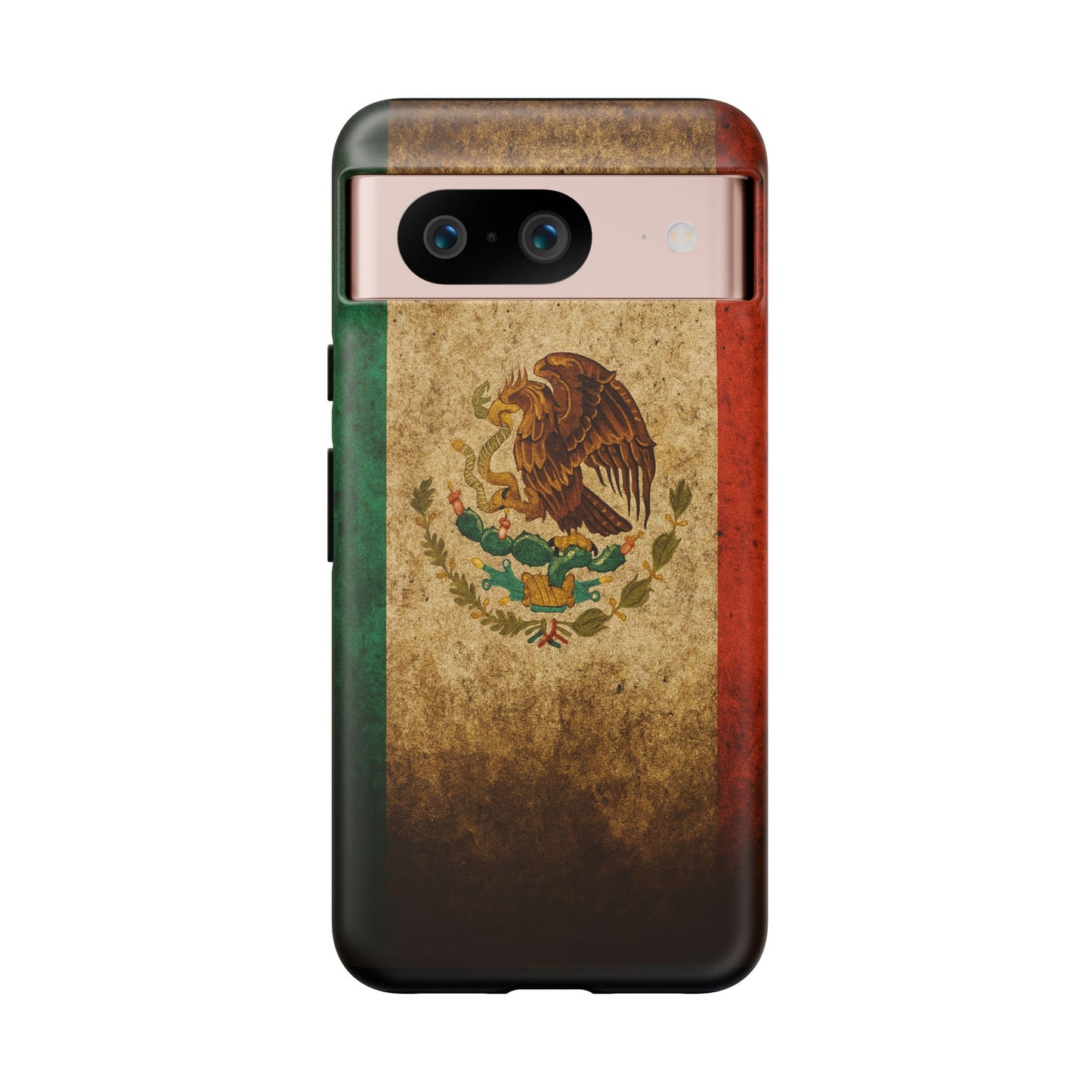 Vintage Mexico Flag Phone Case – Mexican Pride Grunge Flag Aesthetic Tough Case