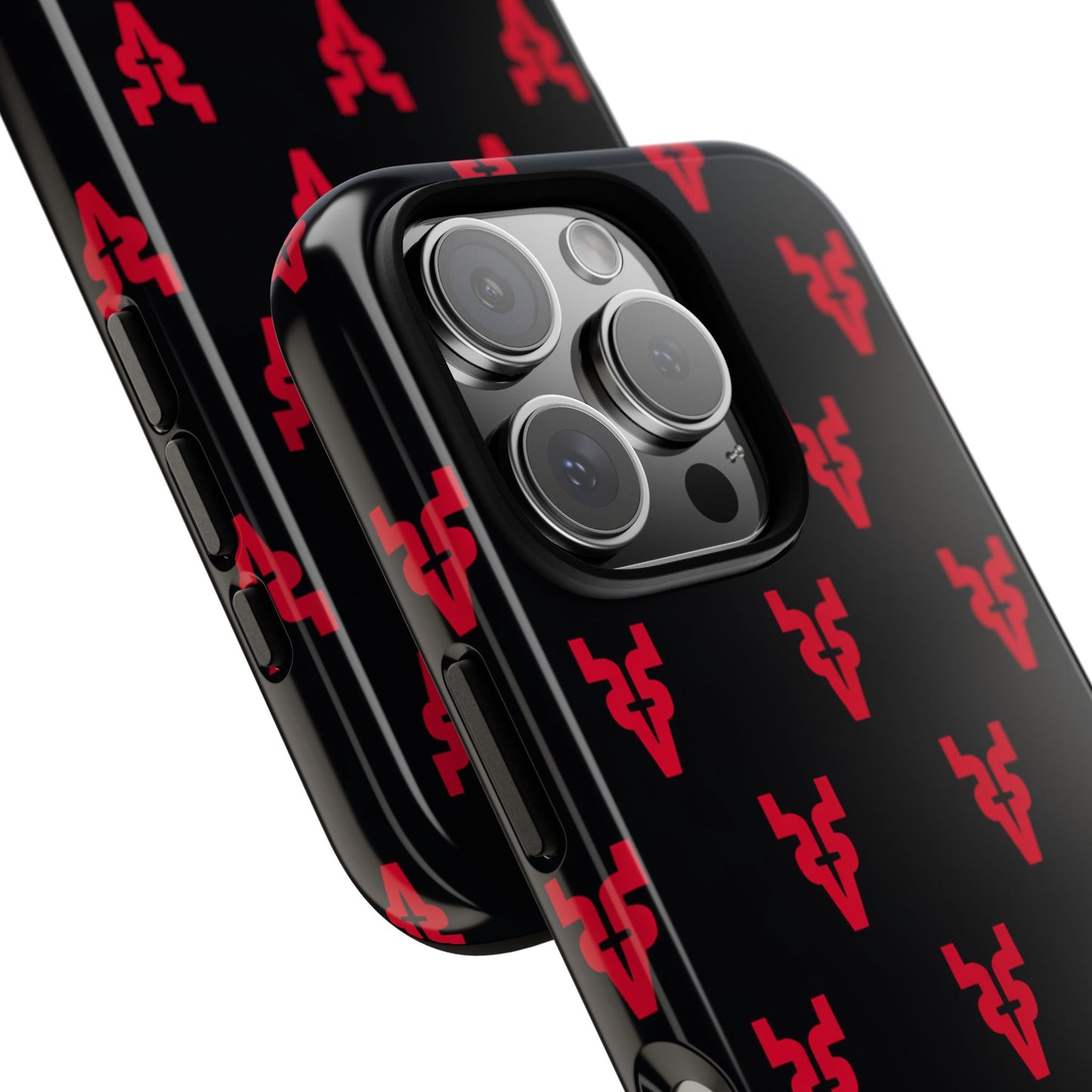 Mazatlán Bull Phone Case – Black Red Streetwear Tough Shockproof Cover