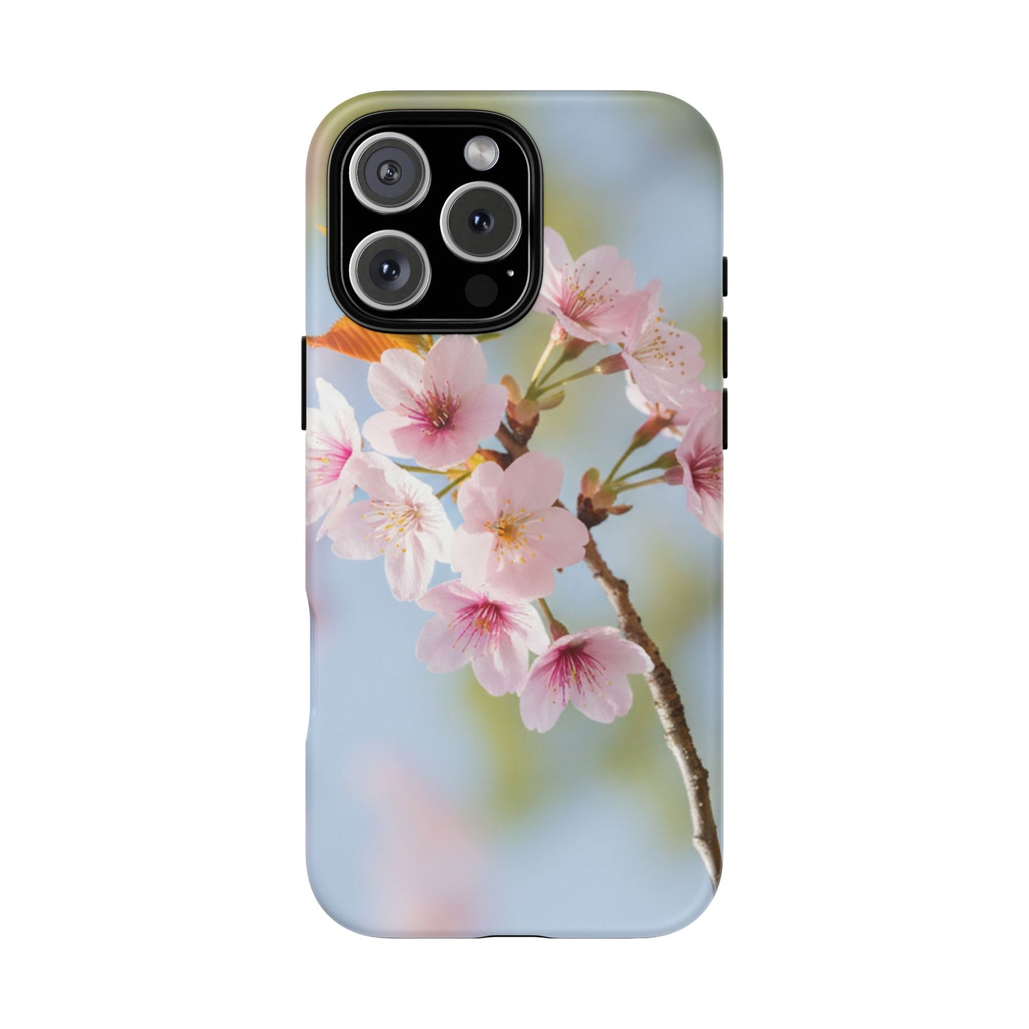 Cherry Blossom Phone Case – Pink Floral Tough Case (iPhone, Samsung Galaxy, Pixel)