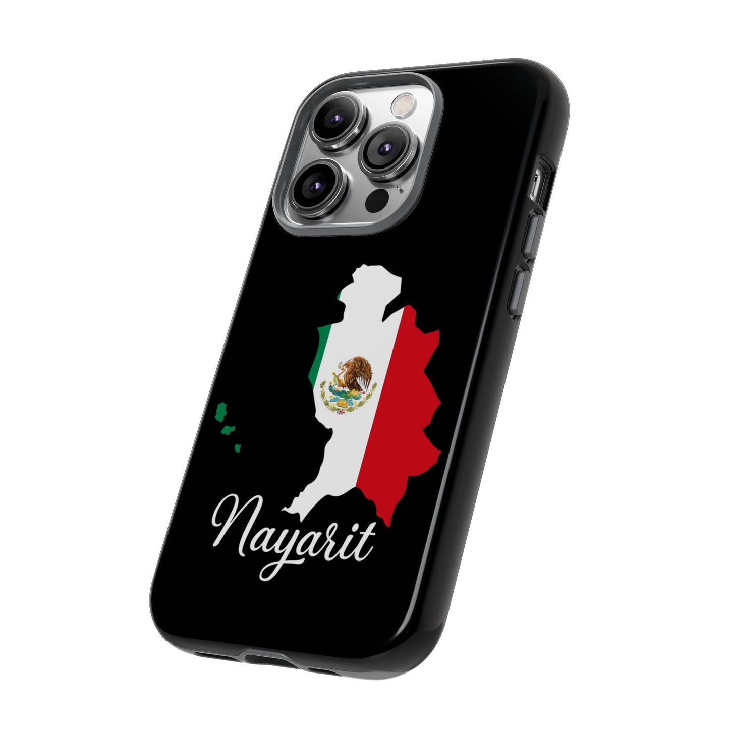 Nayarit Mexico Flag Map Phone Case | Mexican American Pride Tough Case for iPhone & Samsung