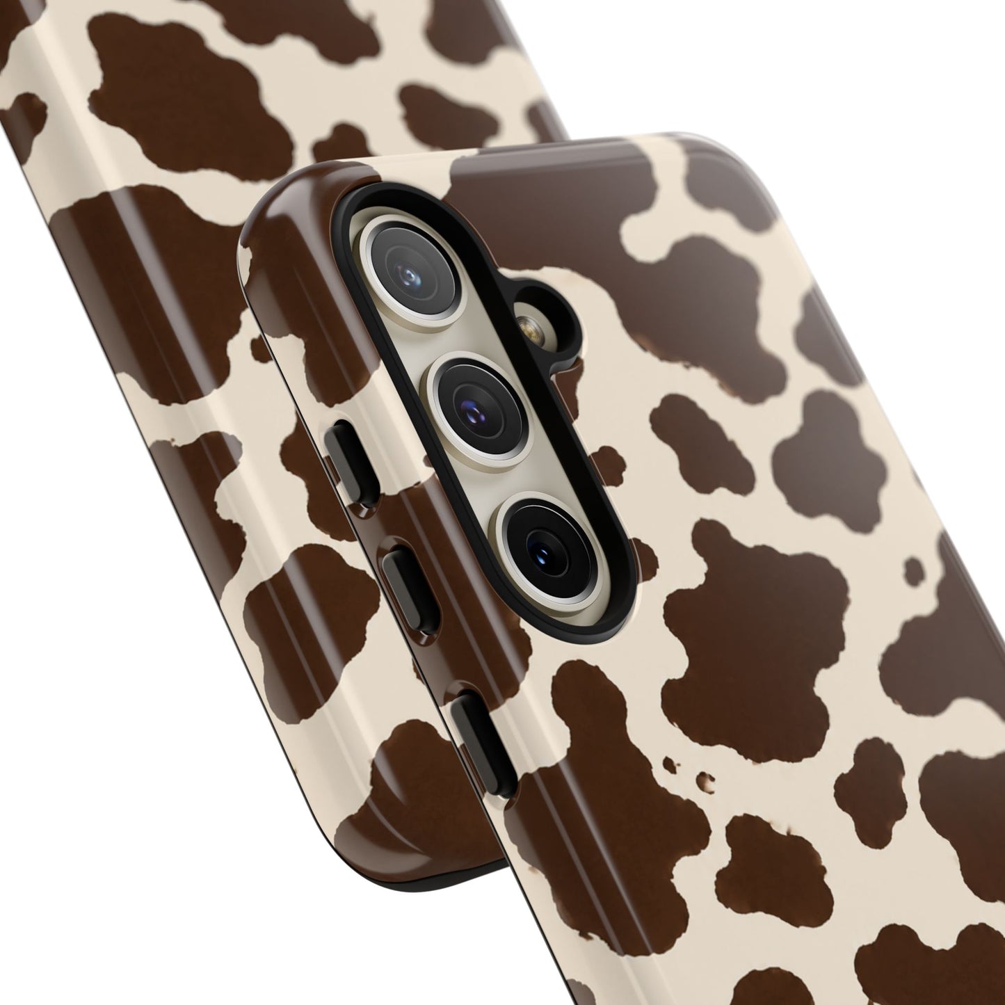 Western Cow Print Tough Phone Case for iPhone Samsung Galaxy Pixel