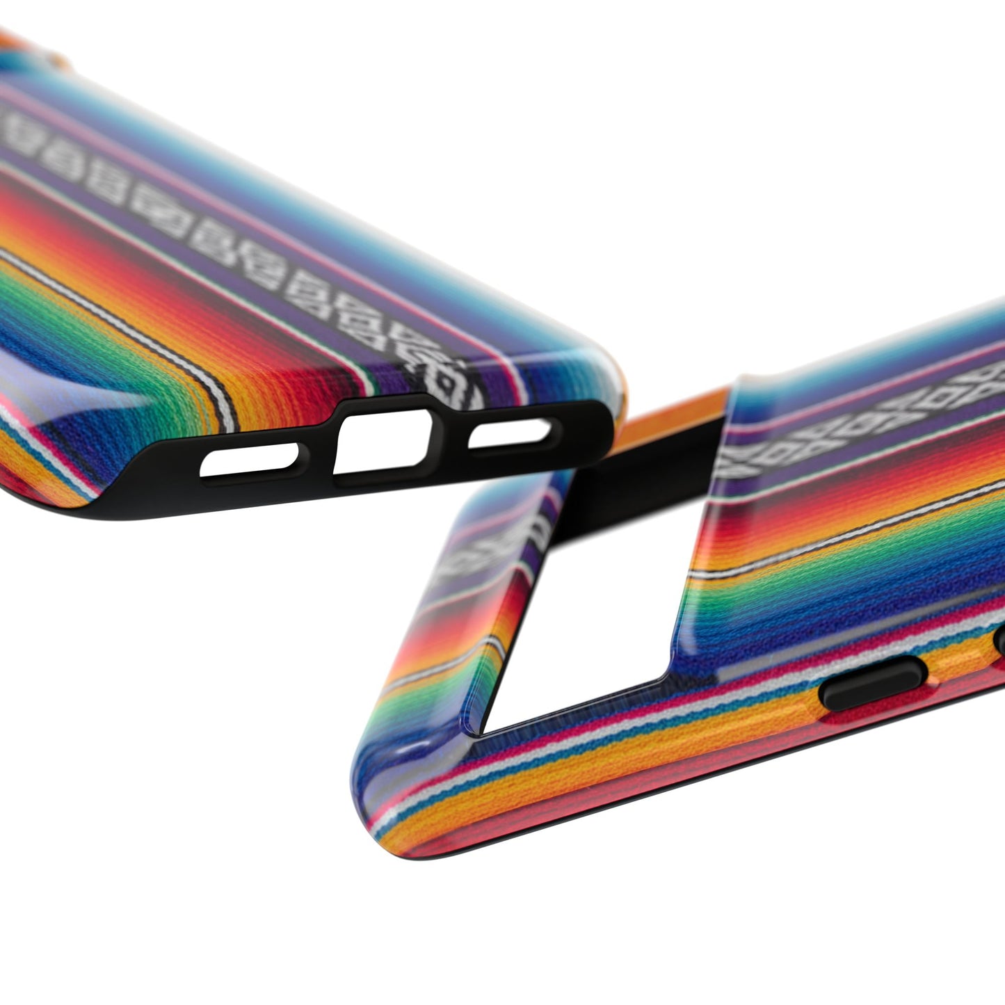 Serape Stripe Phone Case – Colorful Mexican Blanket Pattern Tough Case