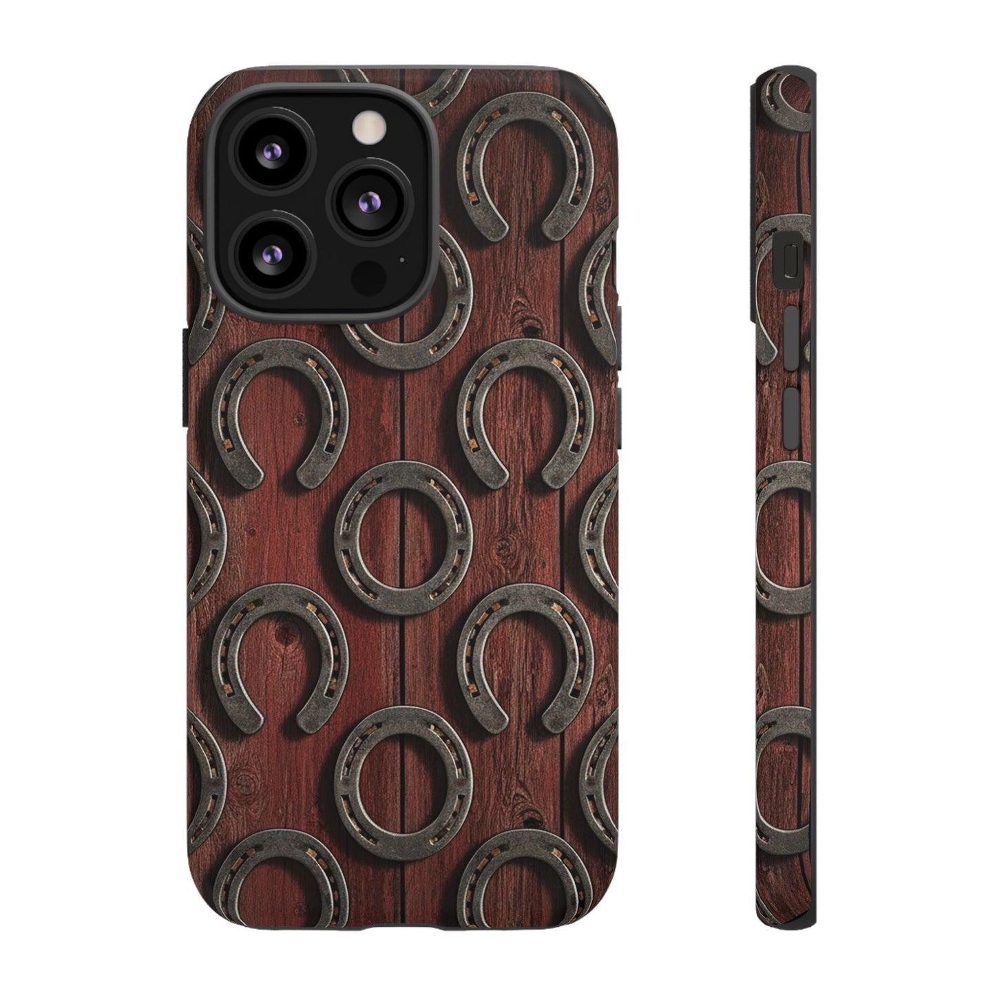 Rustic Horseshoe Western Phone Case – Cowboy Country Ranch Tough Case