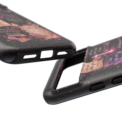 Christian Bible Verse Phone Case Pink Floral Faith Tough Protective Cover Gift