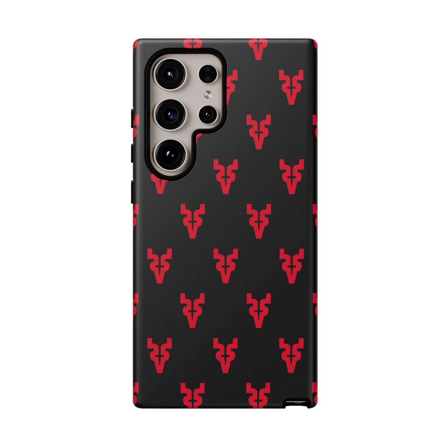 Mazatlán Bull Phone Case – Black Red Streetwear Tough Shockproof Cover